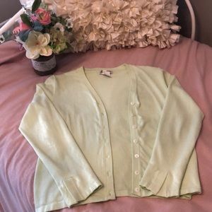 Pastel Green Sweater for Women M